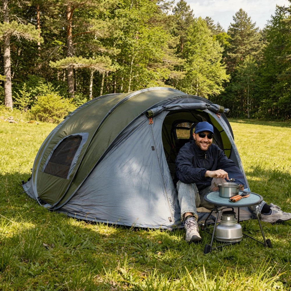 Night Cat 2 Person Instant Pop Up Waterproof Camping Tent