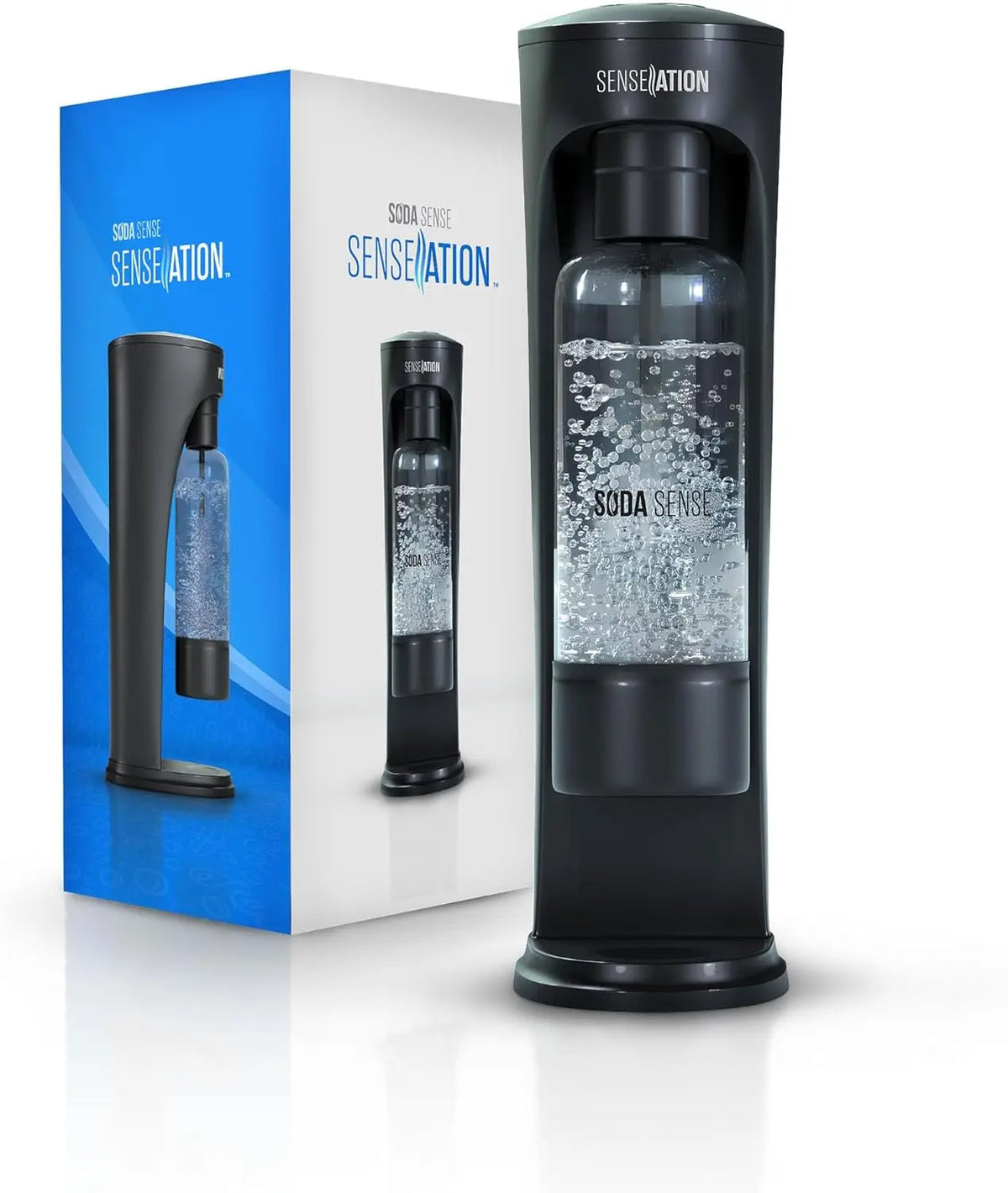 XMSJ Electric Sparkling Water Maker With Reusable Carbonation Bottle