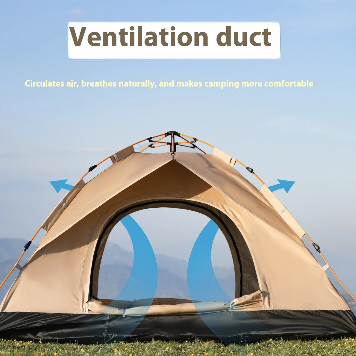 Pakicetus Instant Pop Up Tent For Beach And Camping Shelter