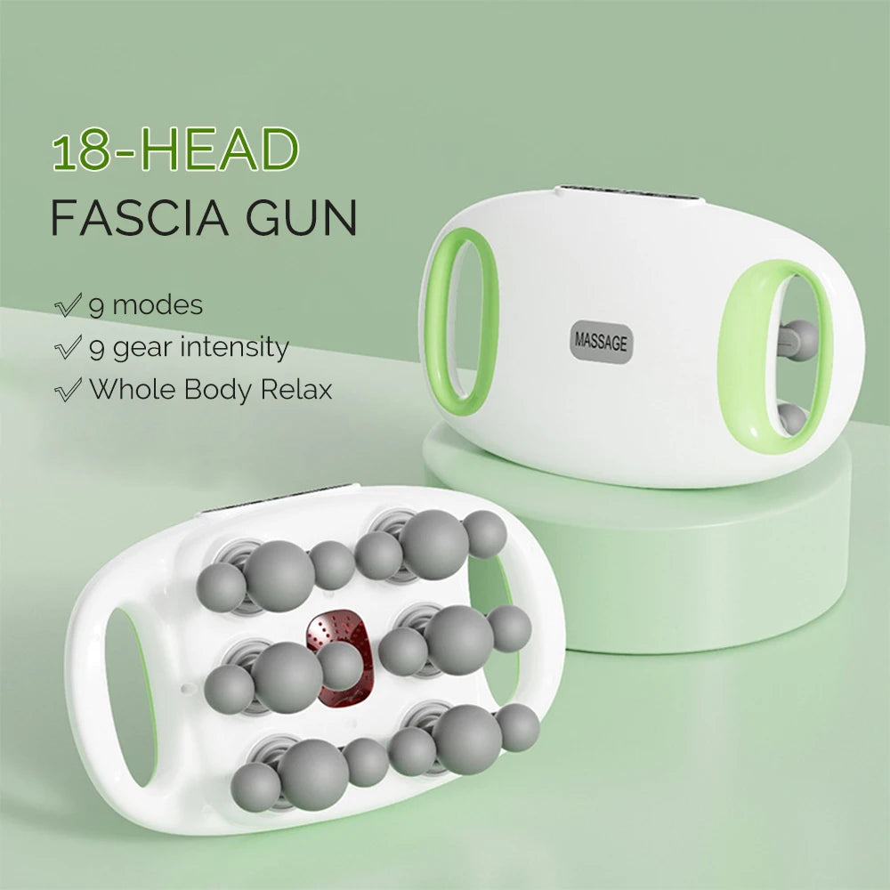Foreverlily 18 Head Fascia Gun Deep Tissue Muscle Massager