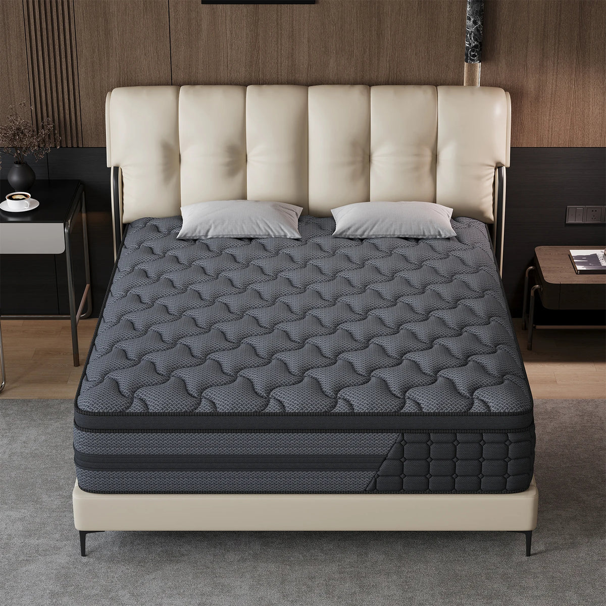 Firm Hybrid Mattress With Gel Memory Foam And Pocket Springs