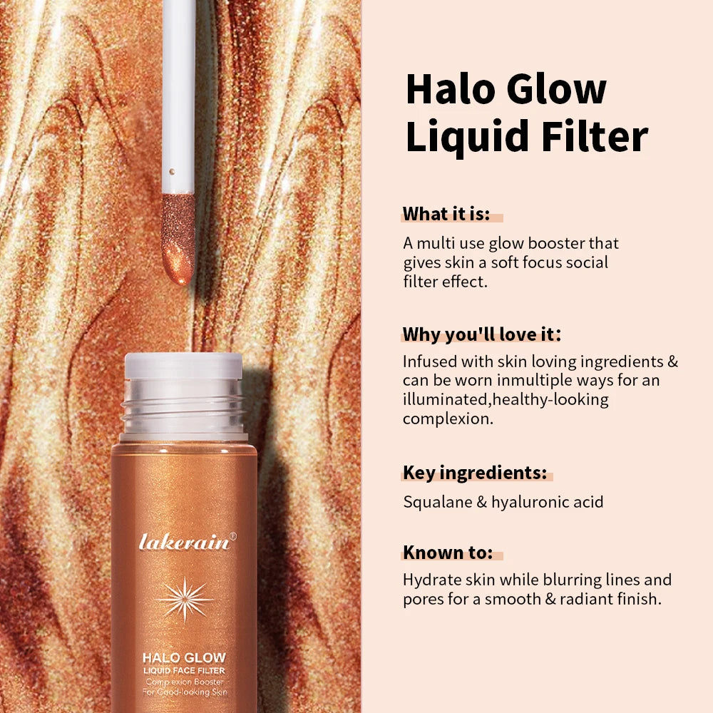 Lakerain Halo Glow Liquid Face Contouring Pearlescent Skin Brightener