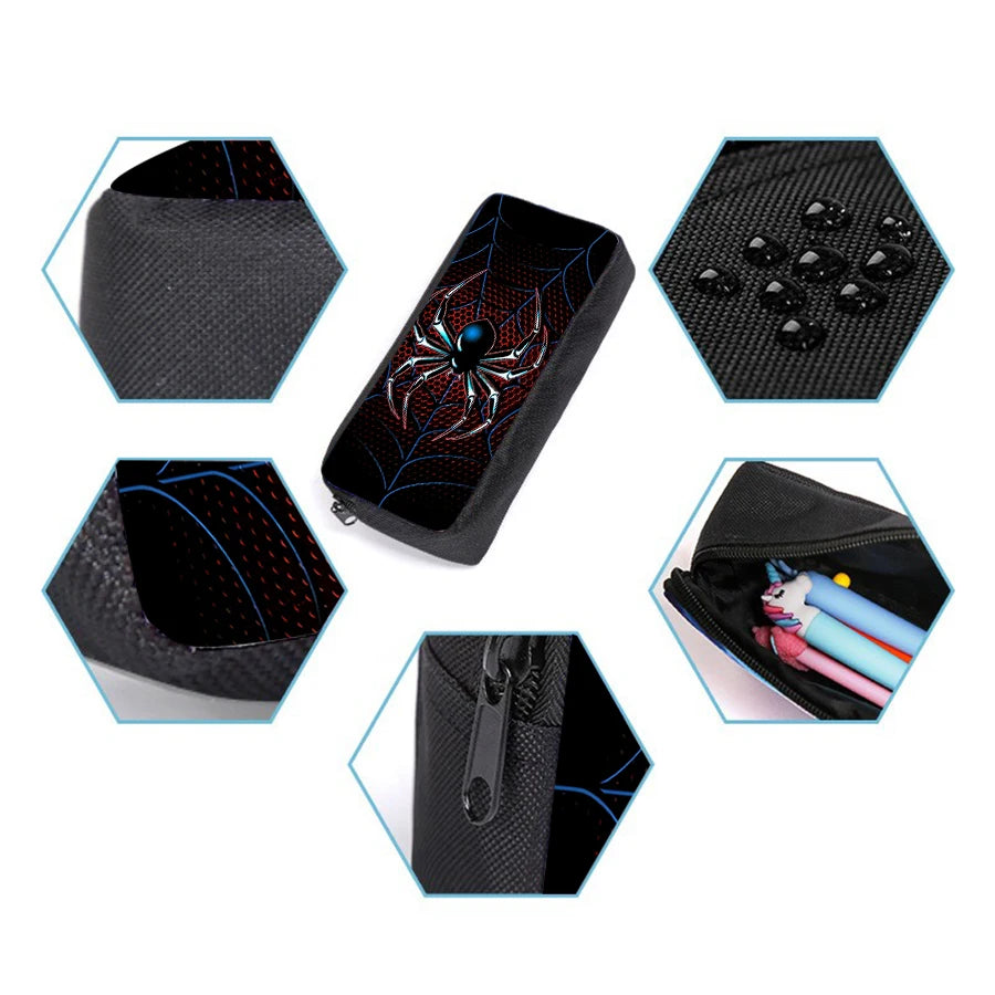 3D Spider Cartoon School Backpack For Kids And Children