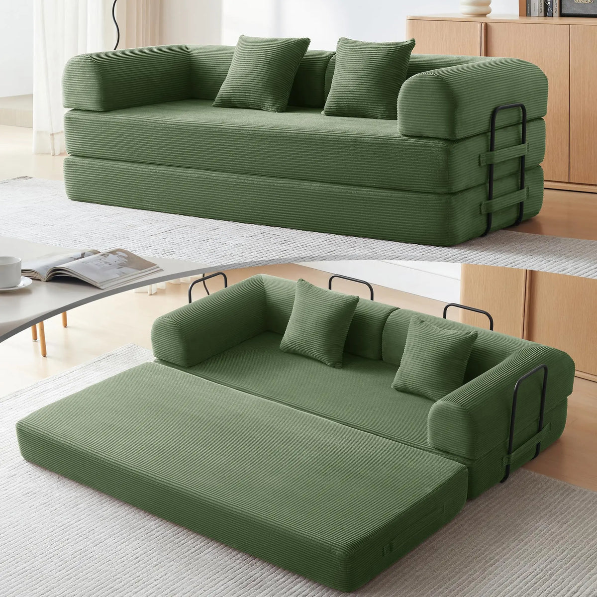 Convertible Futon Sofa Bed Sleeper Couch for Living Room