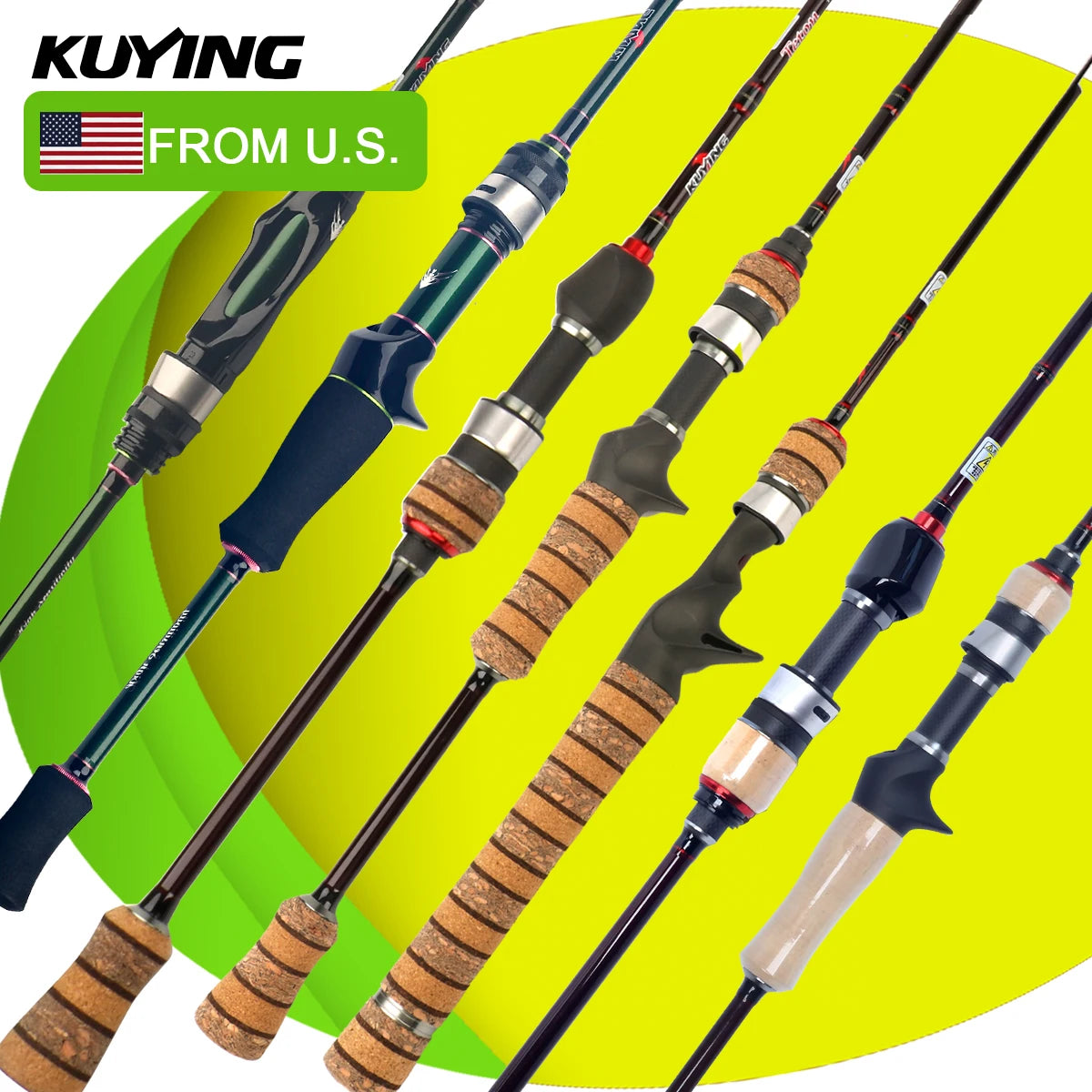 Kuying Teton Carbon Fishing Rod For Casting And Spinning