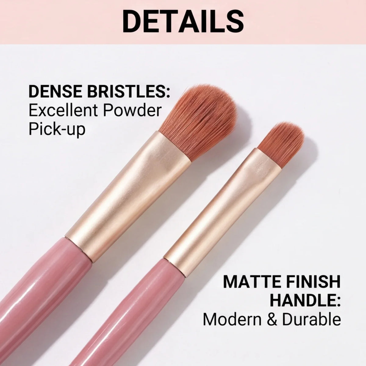 Yiganerjing Soft Makeup Brush Set With Synthetic Hair Bristles