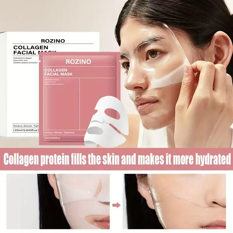 Rozino Bio Collagen Hydrating Sheet Masks For Radiant Skin