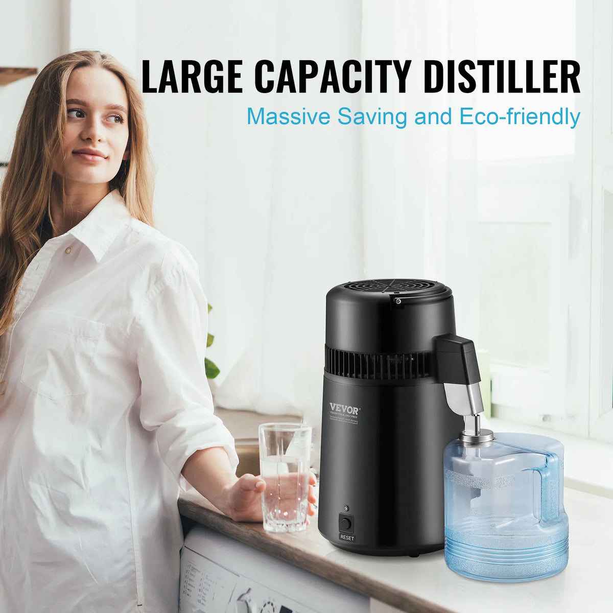 SucceBuy Countertop Water Distiller And Pure Water Purifier