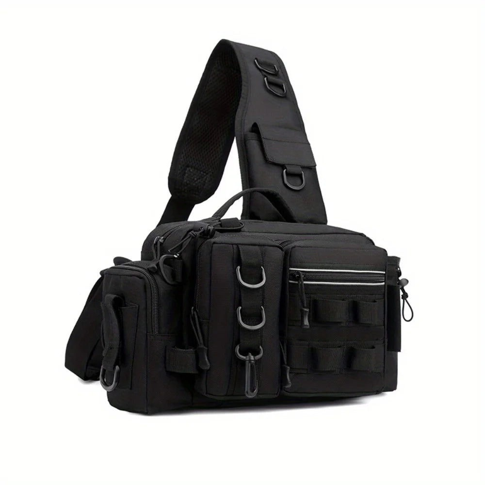 Nylon Fishing Tackle Waist Bag For Camping And Hiking