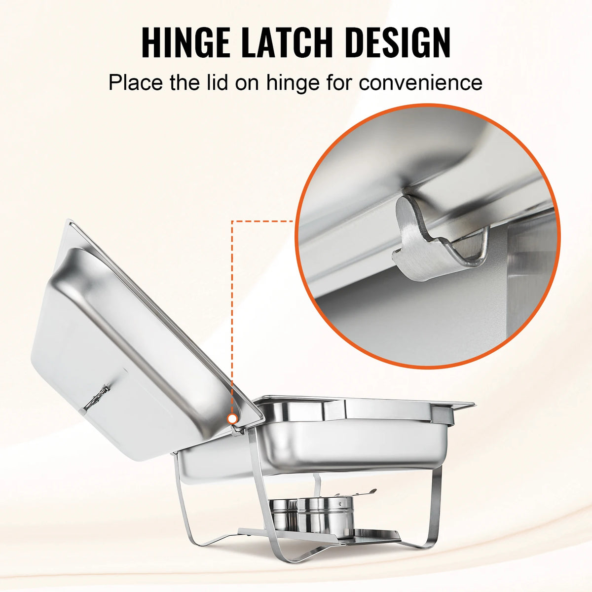 SucceBuy Chafing Dish Catering Food Warmer Essential Buffet Supplies