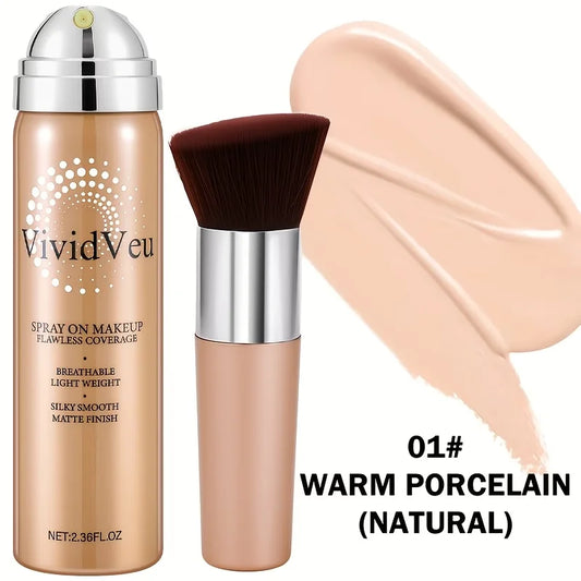 Vividveu Magic Mineral Liquid Foundation Silky Matte Flawless Finish