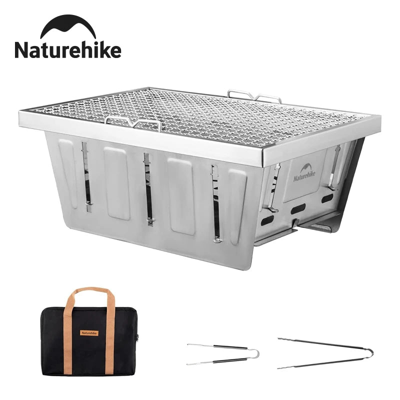 Naturehike Portable Stainless Steel Camping Charcoal Grill