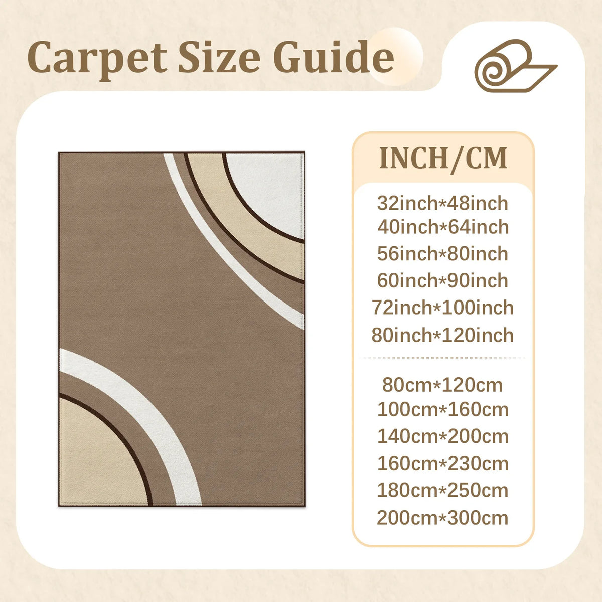Abstract Curved Arc Velvet Area Rug Machine Washable Soft Mat