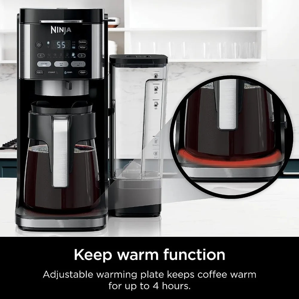 Ninja DualBrew Pro Drip Coffee Maker Compatible With K Cups