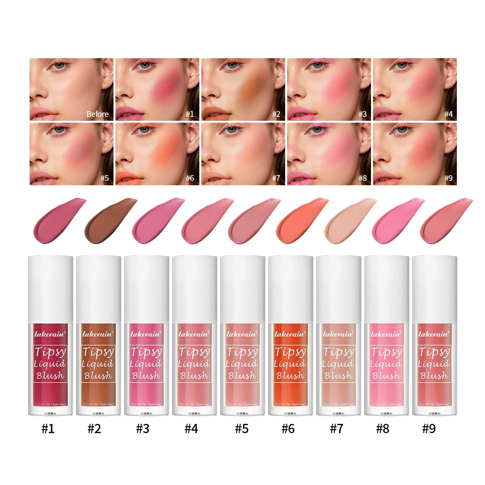 Lakerain Liquid Blush Blendable Long Wearing Cheek Tint Face