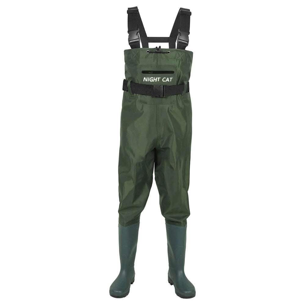 Night Cat Lightweight Waterproof Chest Fishing Wader With Boots