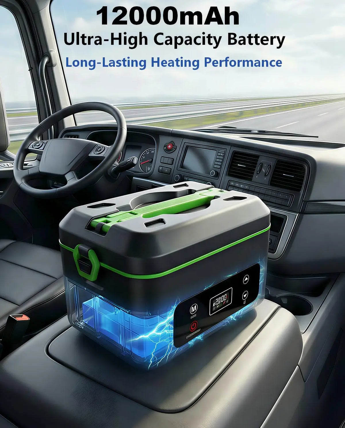 Taskstar Wireless Electric Insulated Lunch Box Portable Food Warmer