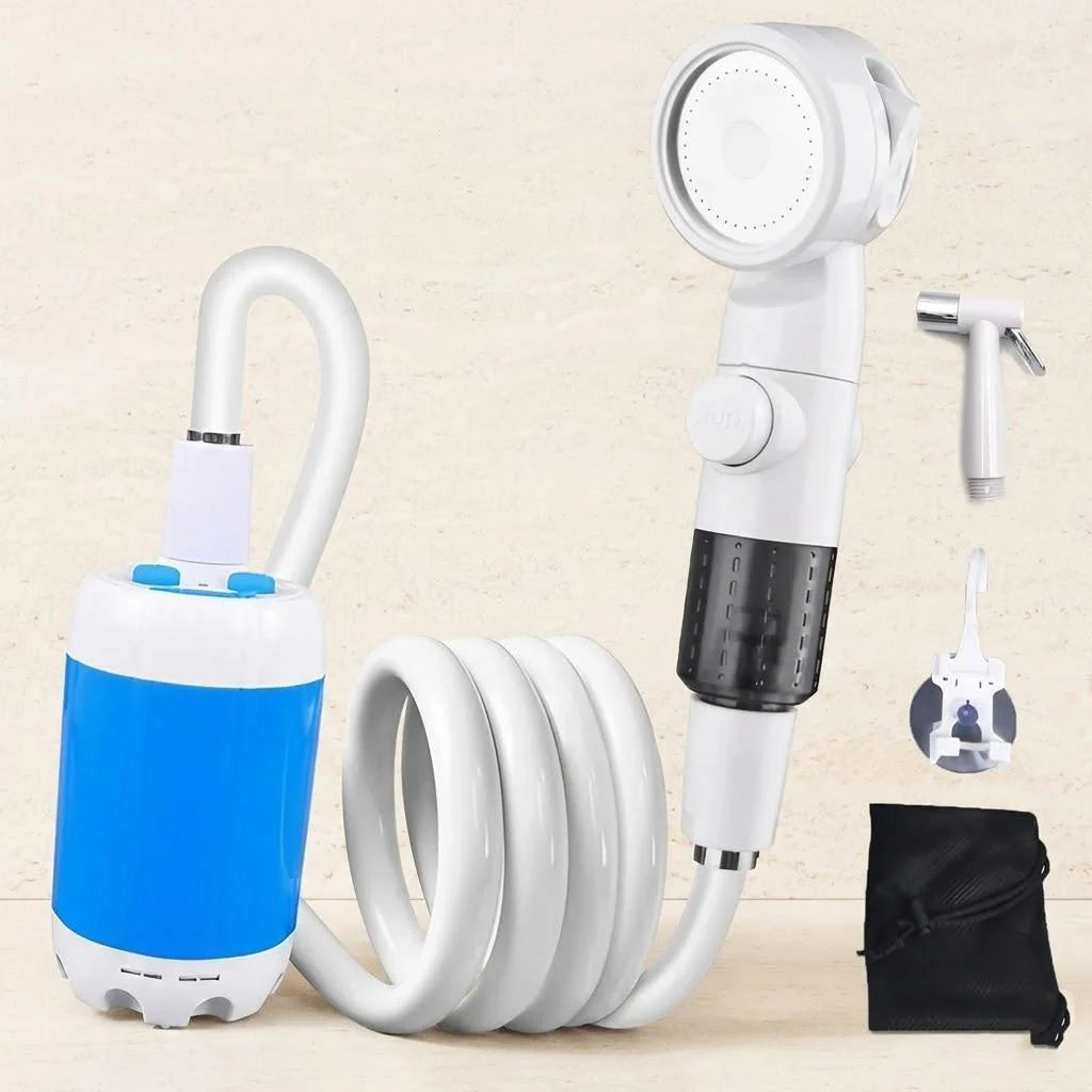 Portable Handheld Rechargeable Shower Pump For Outdoors
