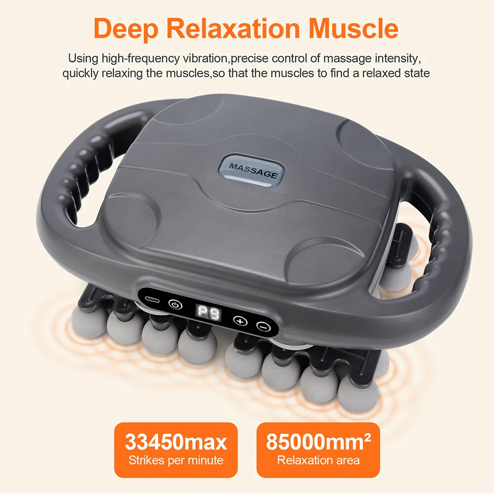 Iebilif 9-Speed Wireless Fascia Gun with Vibration Body Massager