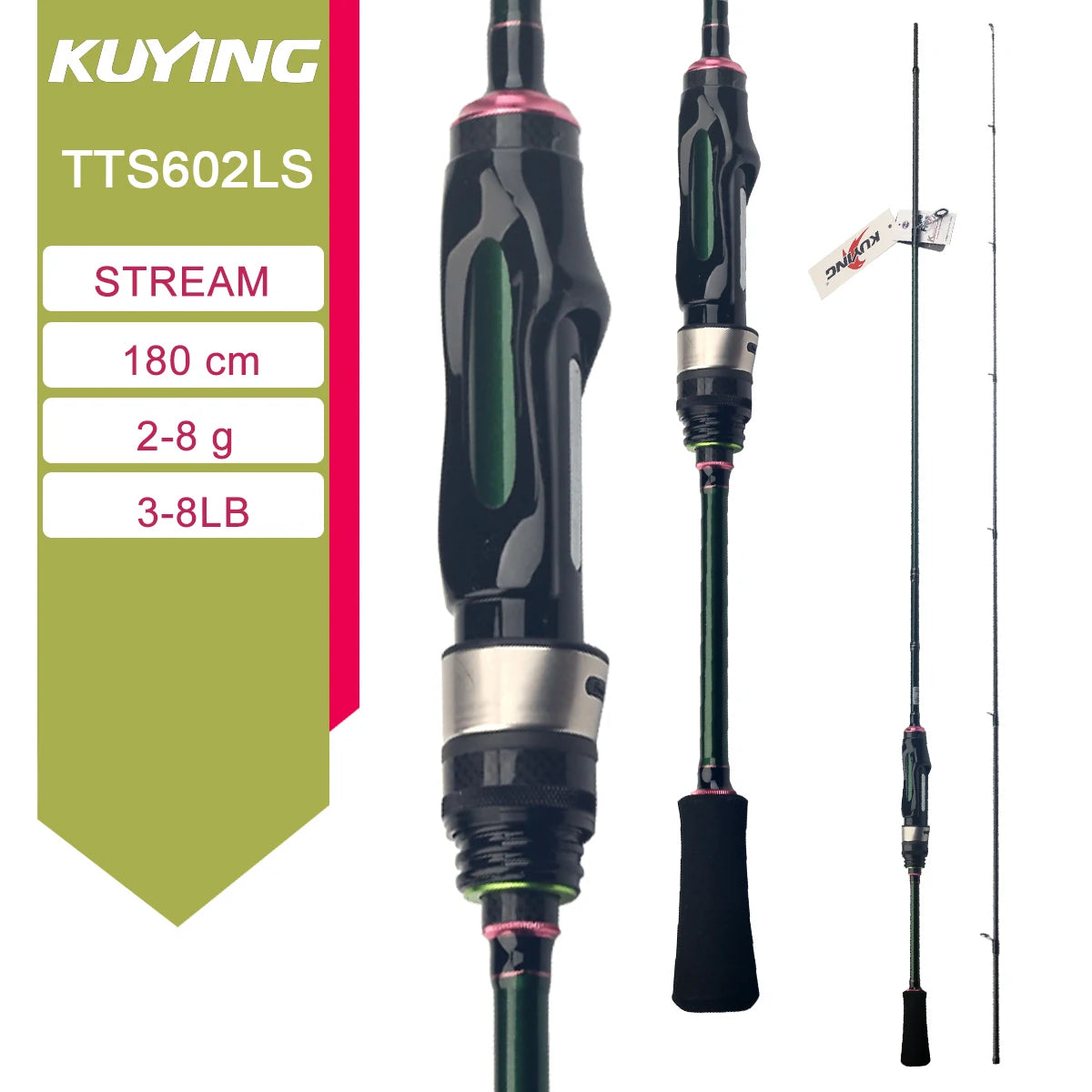 Kuying Teton Carbon Fishing Rod For Casting And Spinning