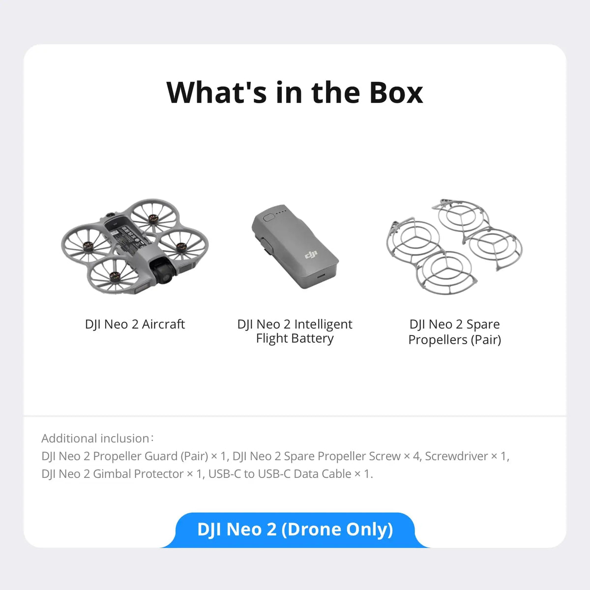 DJI Neo 2 Compact 4K Camera Drone Featuring Reliable Tracking Modes