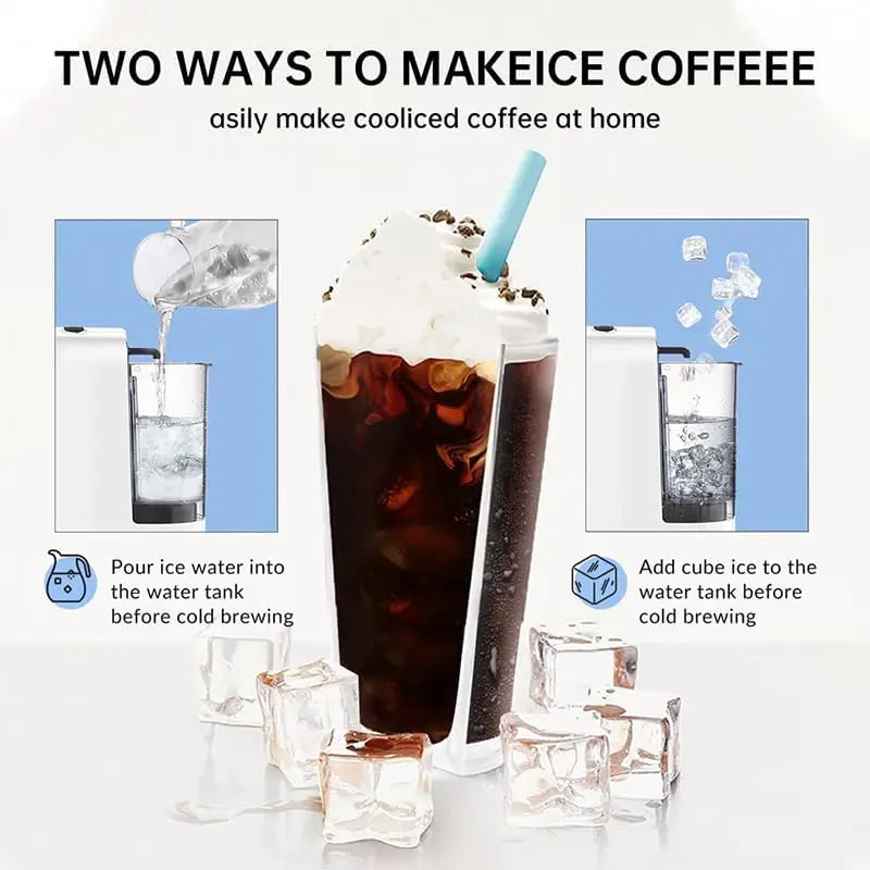Cafelffe 4in1 Capsule Ground Espresso Coffee Maker Machine