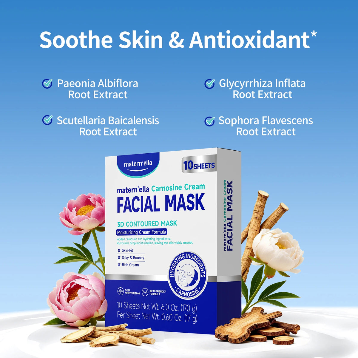 Maternella Carnosine Repair and Firming Cream Mask With Peptides