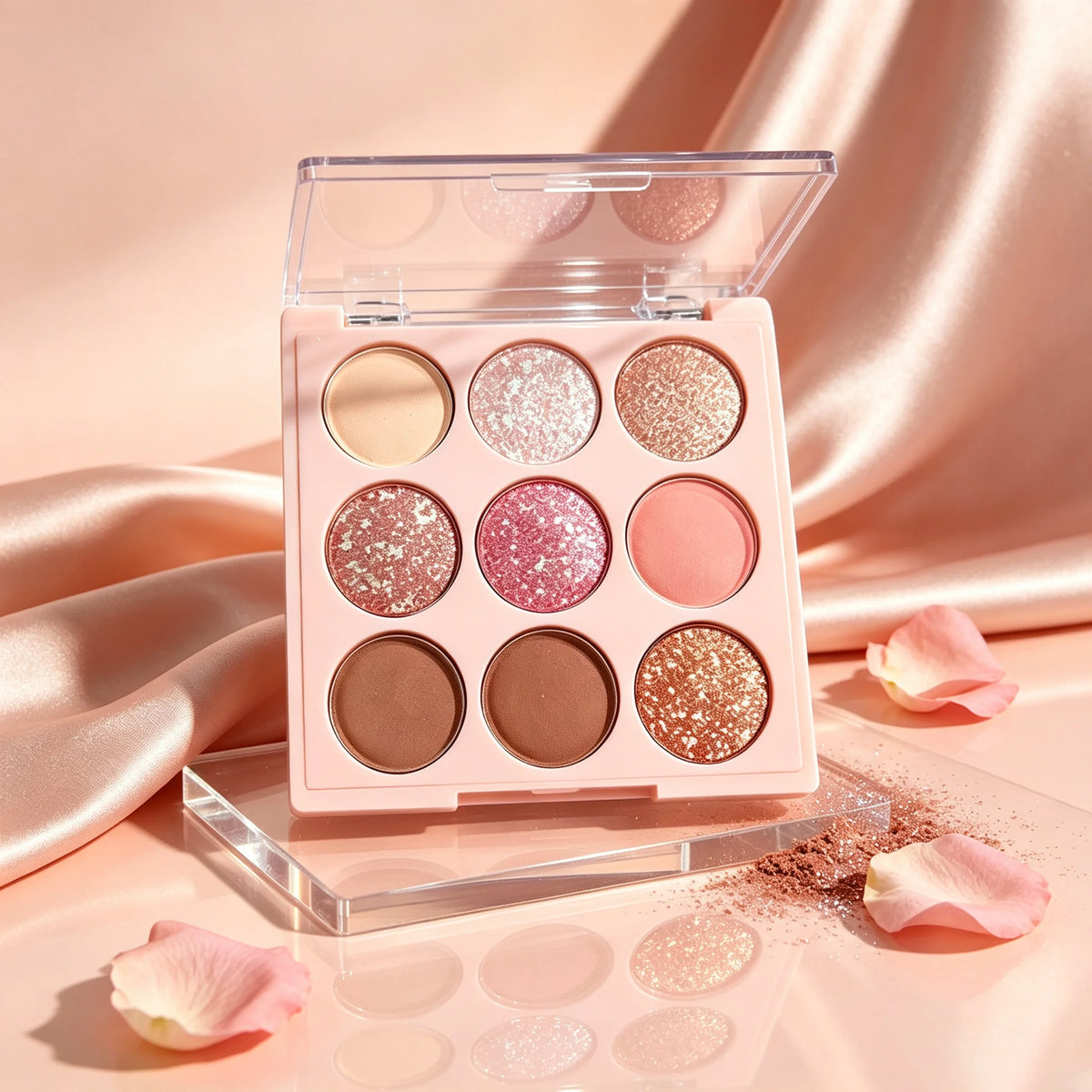 9 Grid Multifunctional Highlighter Blush Contour Palette