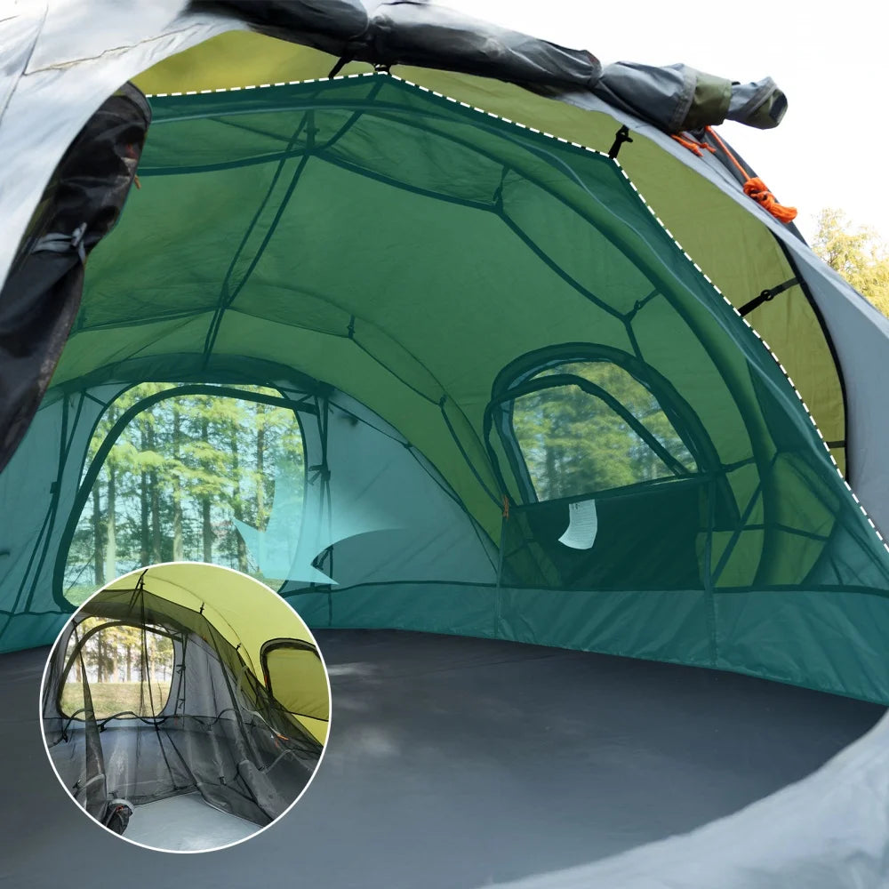 Night Cat 2 Person Instant Pop Up Waterproof Camping Tent
