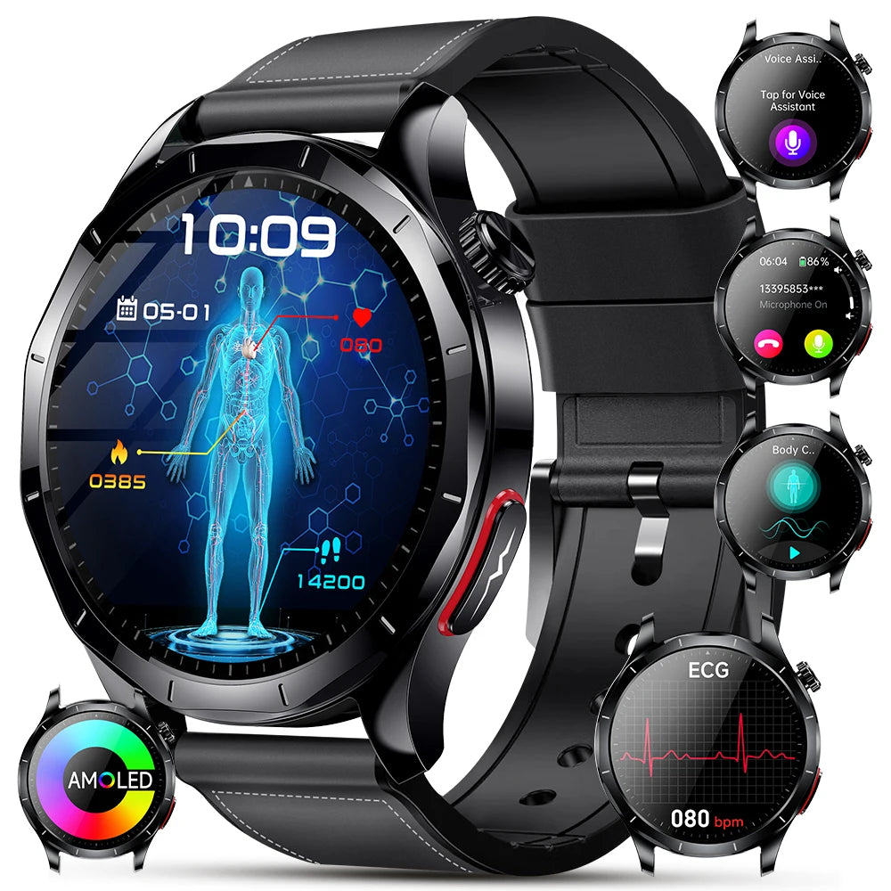 Marsyu ECG PPG Health Smart Watch Blood Pressure Tracker