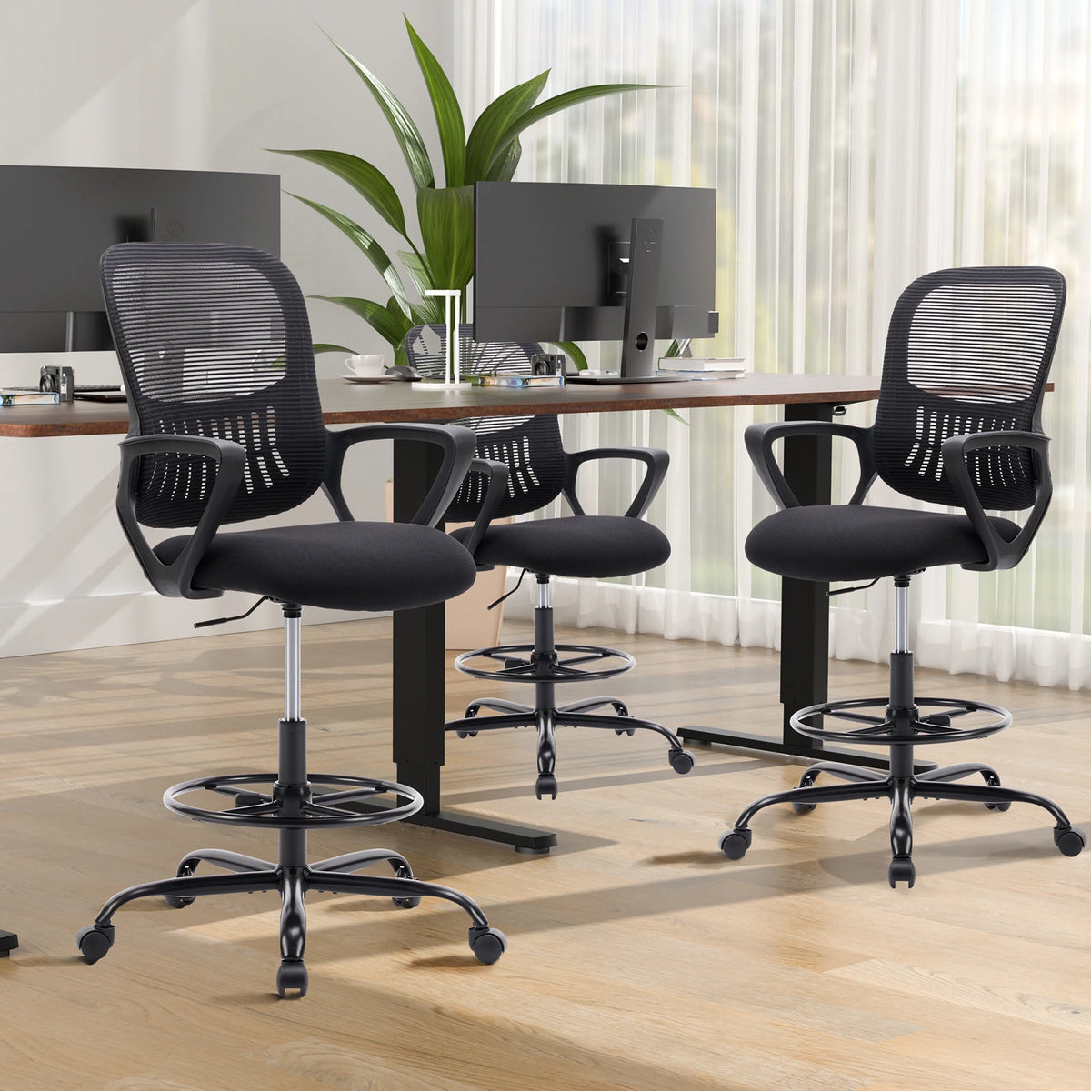MCQ Ergonomic Tall Drafting Office Chair With Adjustable Height