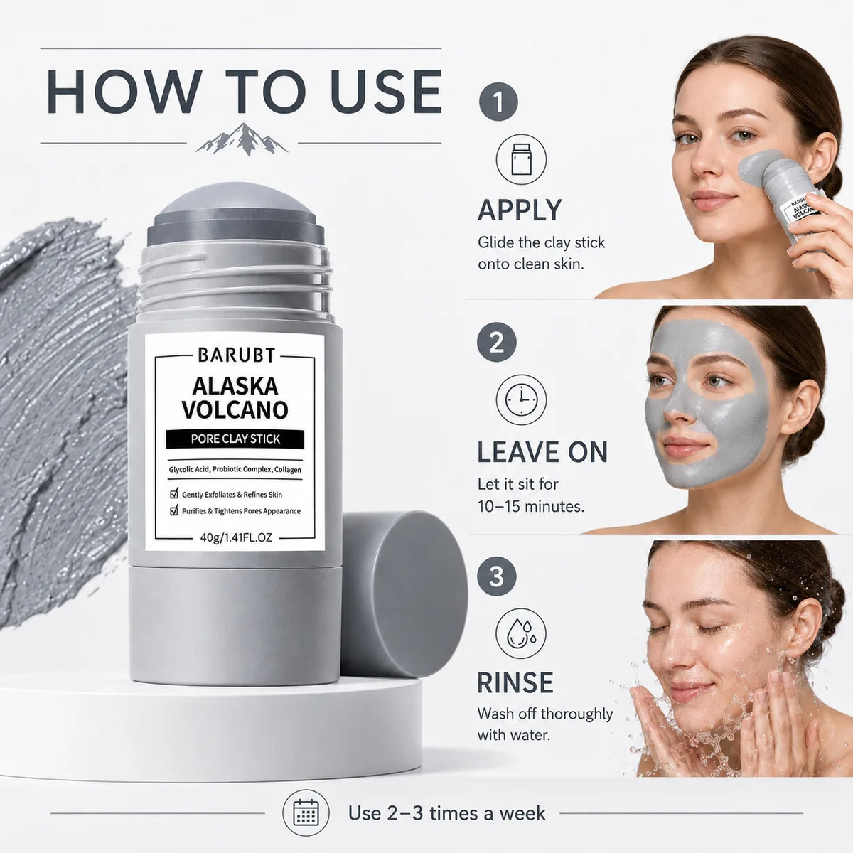 Yocity Volcanic Mud Mask Deep Pore Cleansing Treatment