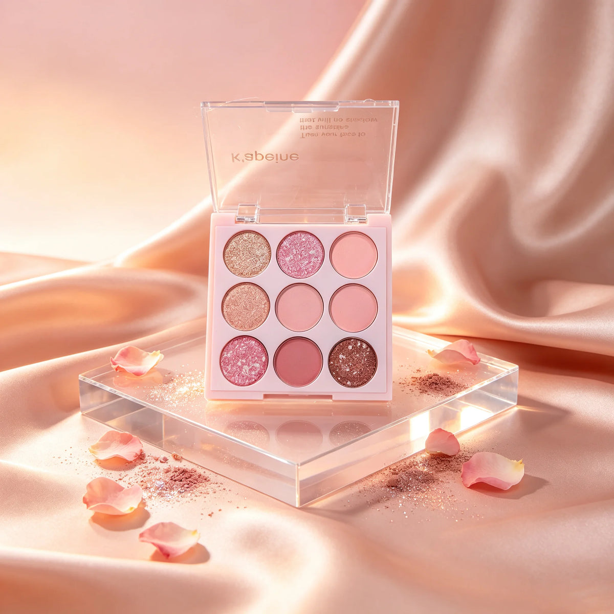 9 Grid Multifunctional Highlighter Blush Contour Palette