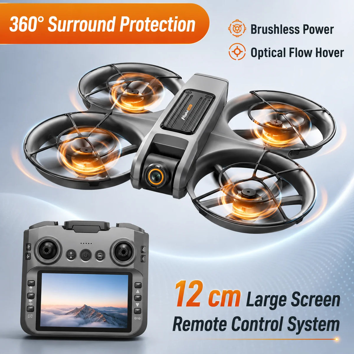 Znlyrion 8K Dual Camera Brushless RC Drone Quadcopter Kit