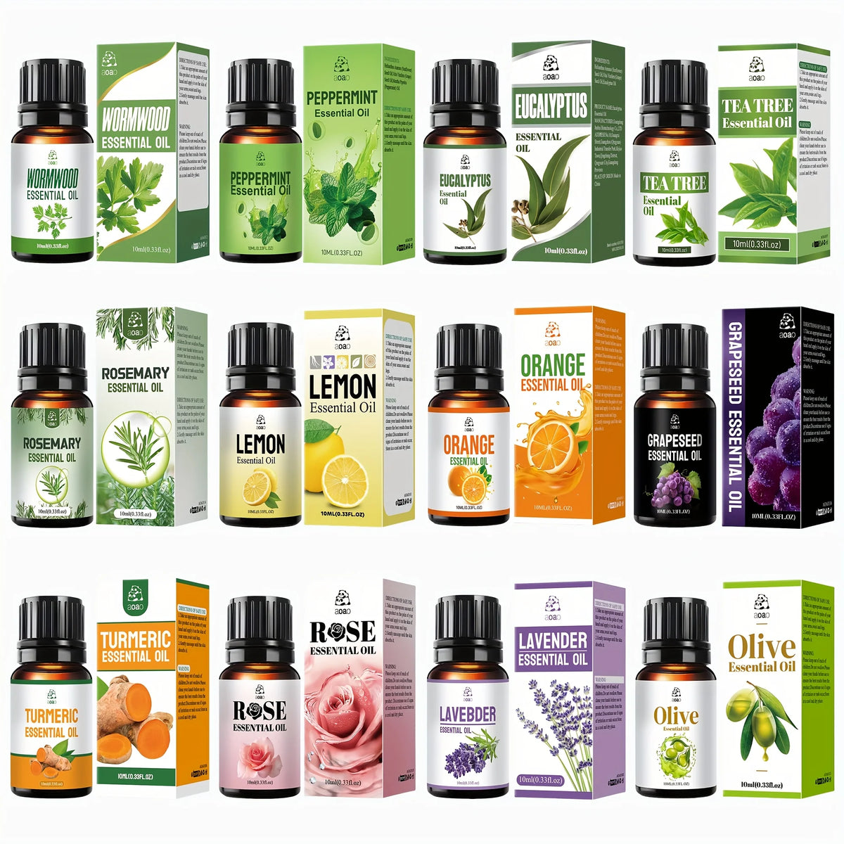 Aoao Natural Skin Care Blend Essential Oil For Facial Massage
