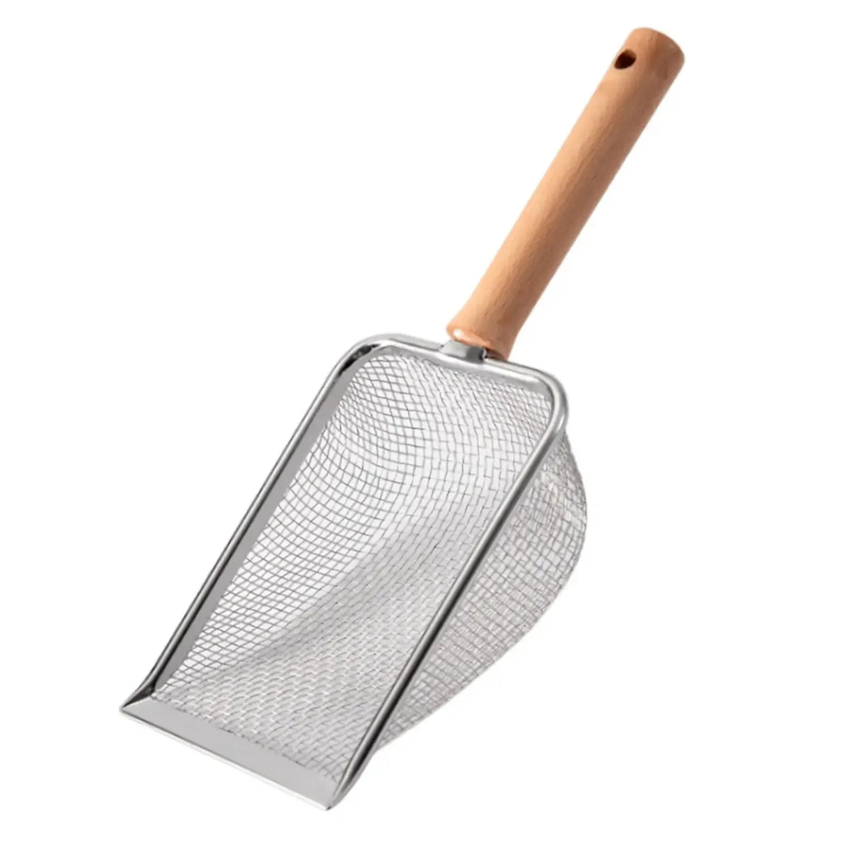 Durable Metal Cat Litter Scooper With Handle Hole And Sifter