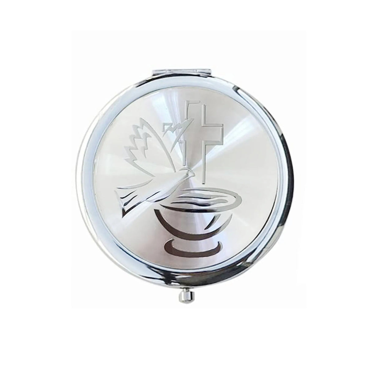 Elegant Compact Mirror Favor For Baptism And Holy Communion