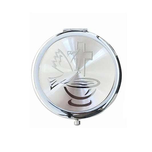 Elegant Compact Mirror Favor For Baptism And Holy Communion