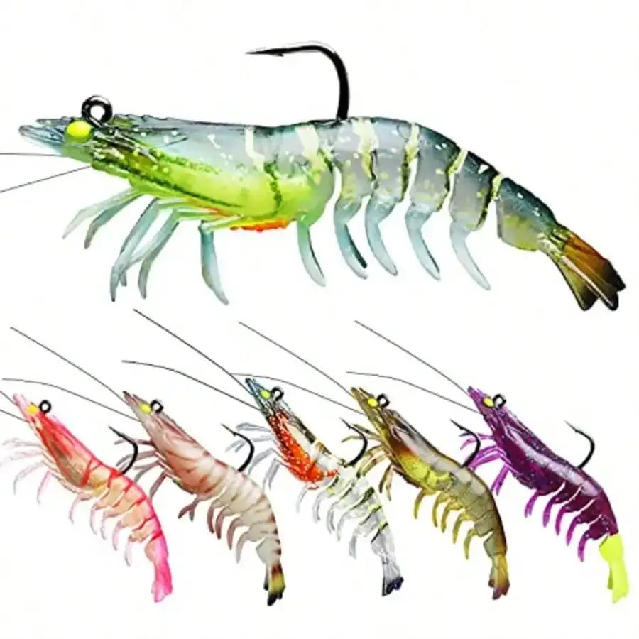 Premium Soft Plastic Shrimp Swimbait Fishing Lures
