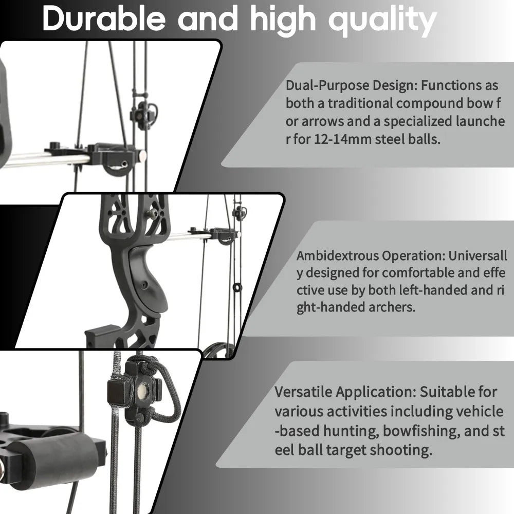Ameyxgs Aluminum Compound Bow Set For Hunting And Archery