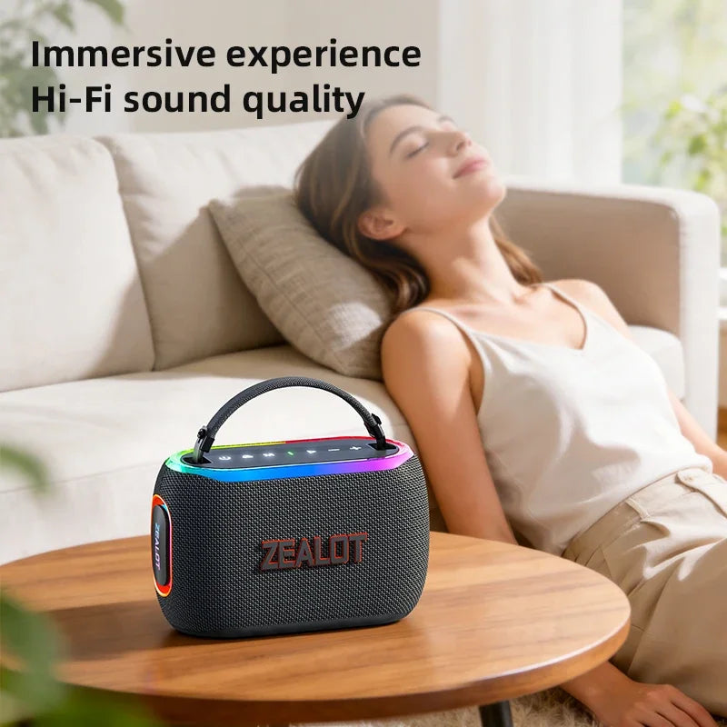ZEALOT S182 Portable Bluetooth Speaker With HiFi Bass Performance
