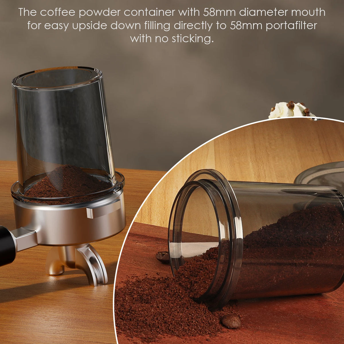 BioloMix Electric Conical Burr Coffee Grinder Adjustable Settings