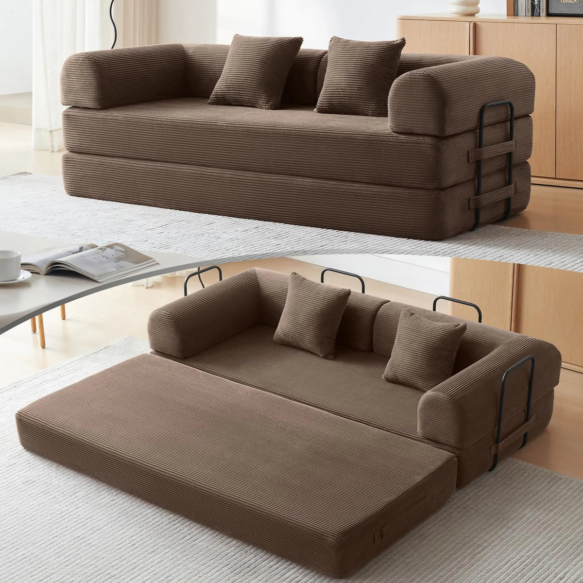 Convertible Futon Sofa Bed Sleeper Couch for Living Room