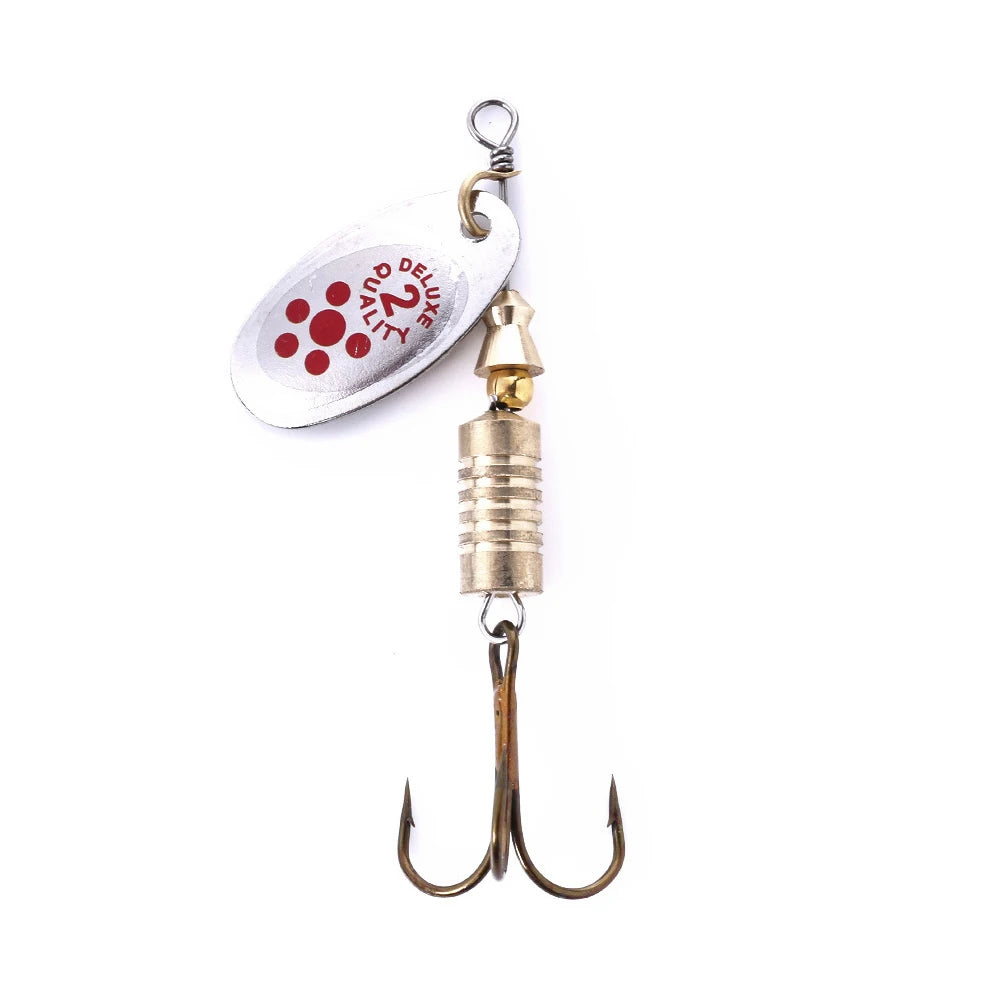 Alloyseed Metal Spoon Spinner Fishing Lure For Freshwater Use