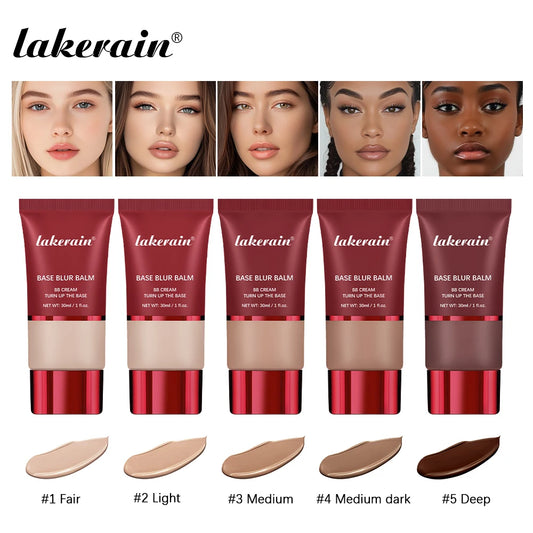 Ibcccndc Matte Base Blur Balm Waterproof Long Lasting Concealer