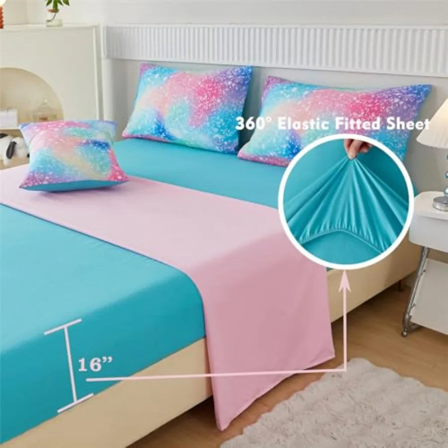 Girls Six Piece Comforter Set Complete Bedding Collection