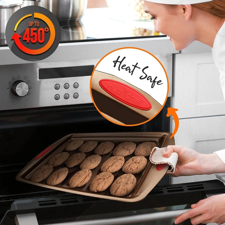 Nonstick Carbon Steel Bakeware Set With Cake Loaf Muffin Pans