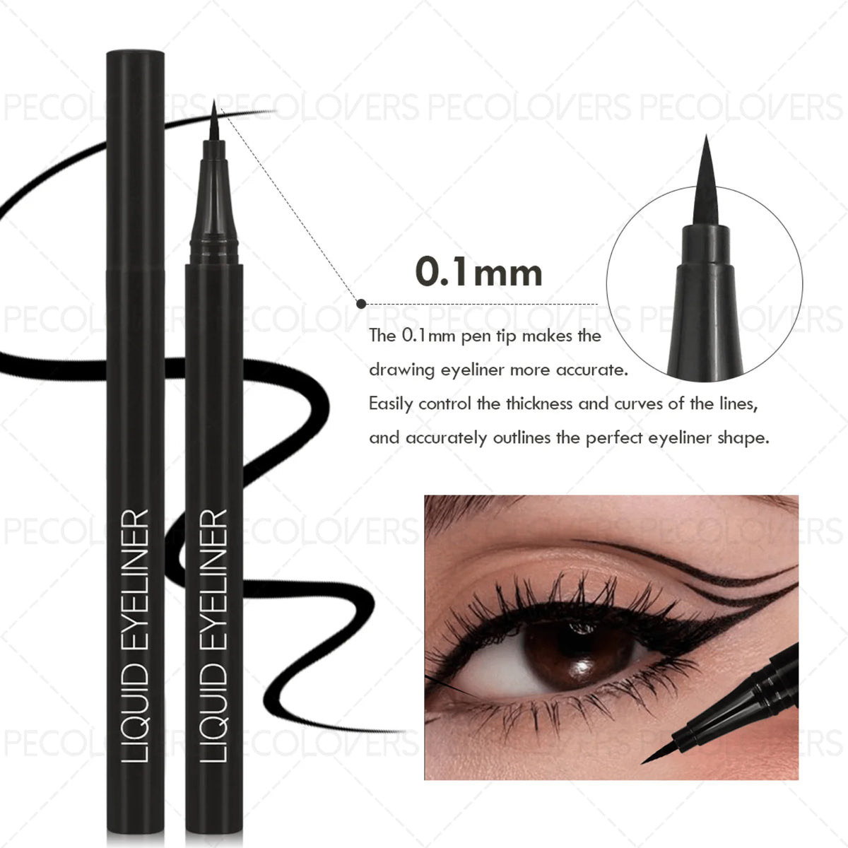 Waterproof Eye Makeup Set Eyeshadow Palette Eyeliner Mascara Brushes