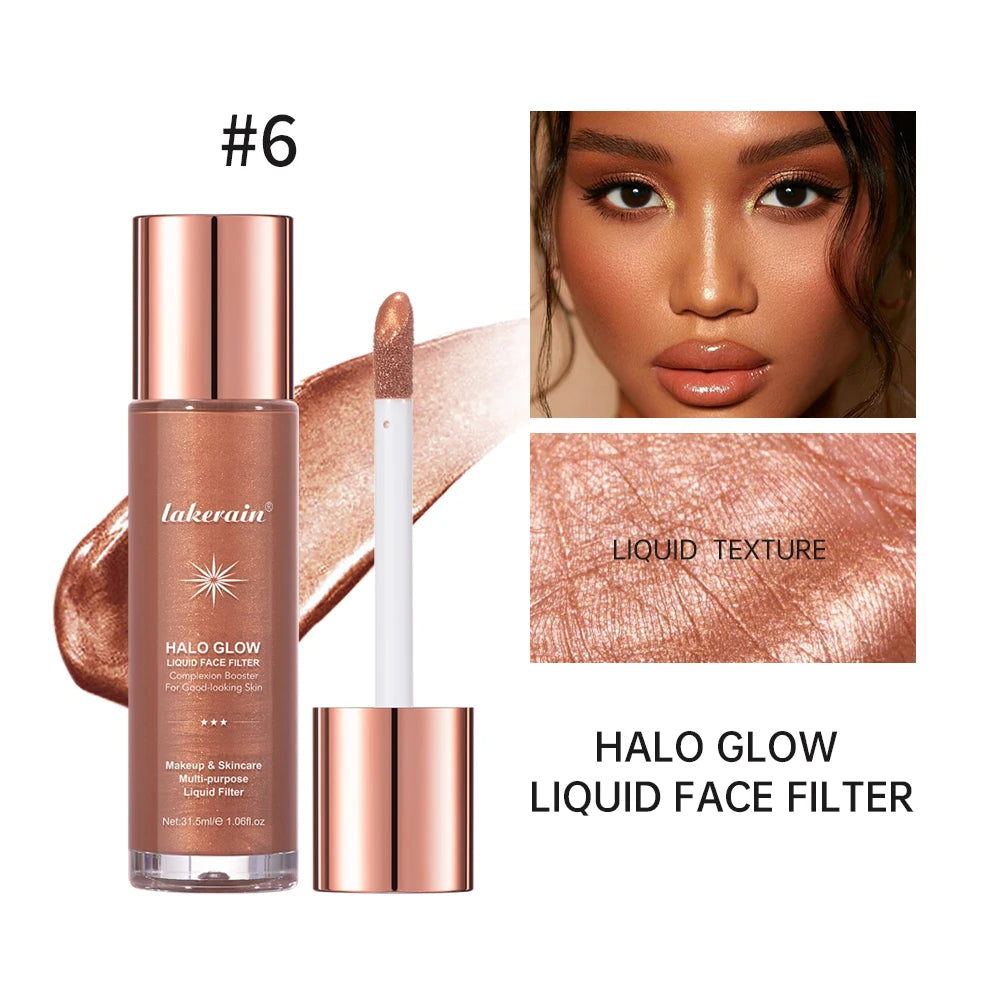 Lakerain Halo Glow Liquid Face Contouring Pearlescent Skin Brightener
