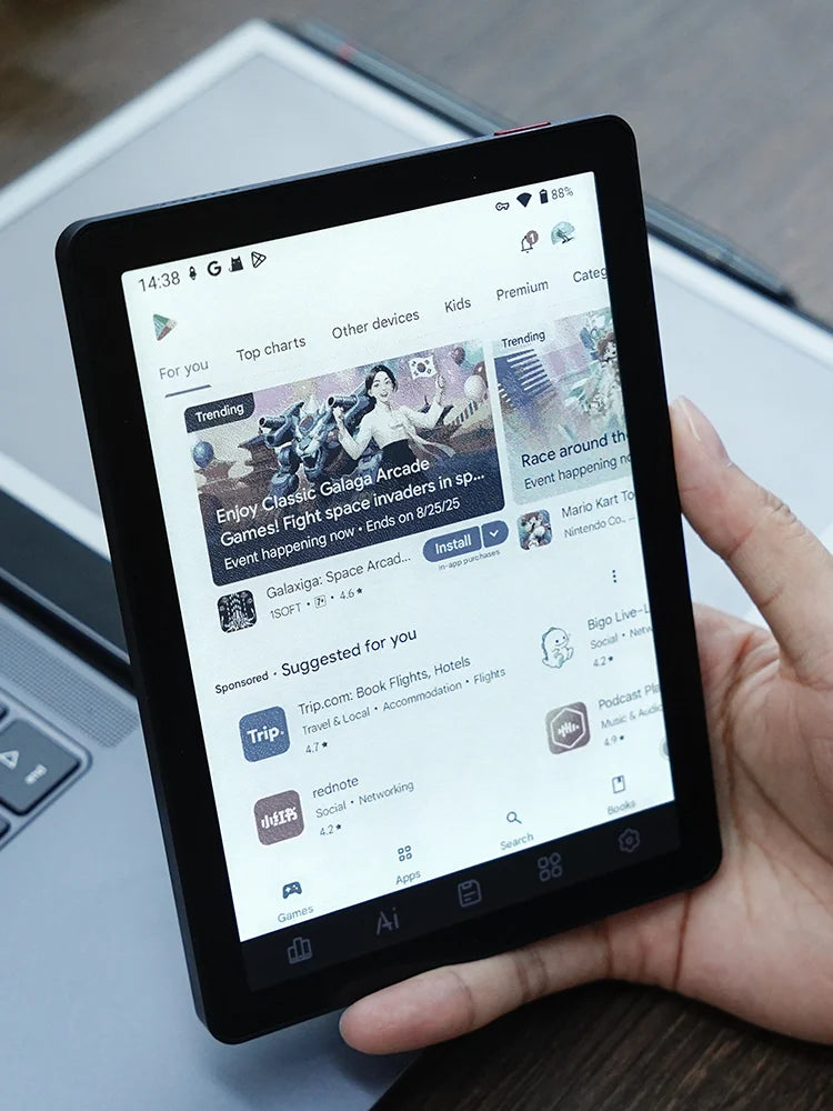 Bigme B6 Portable E-reader 300 PPI Android 14 Google Play